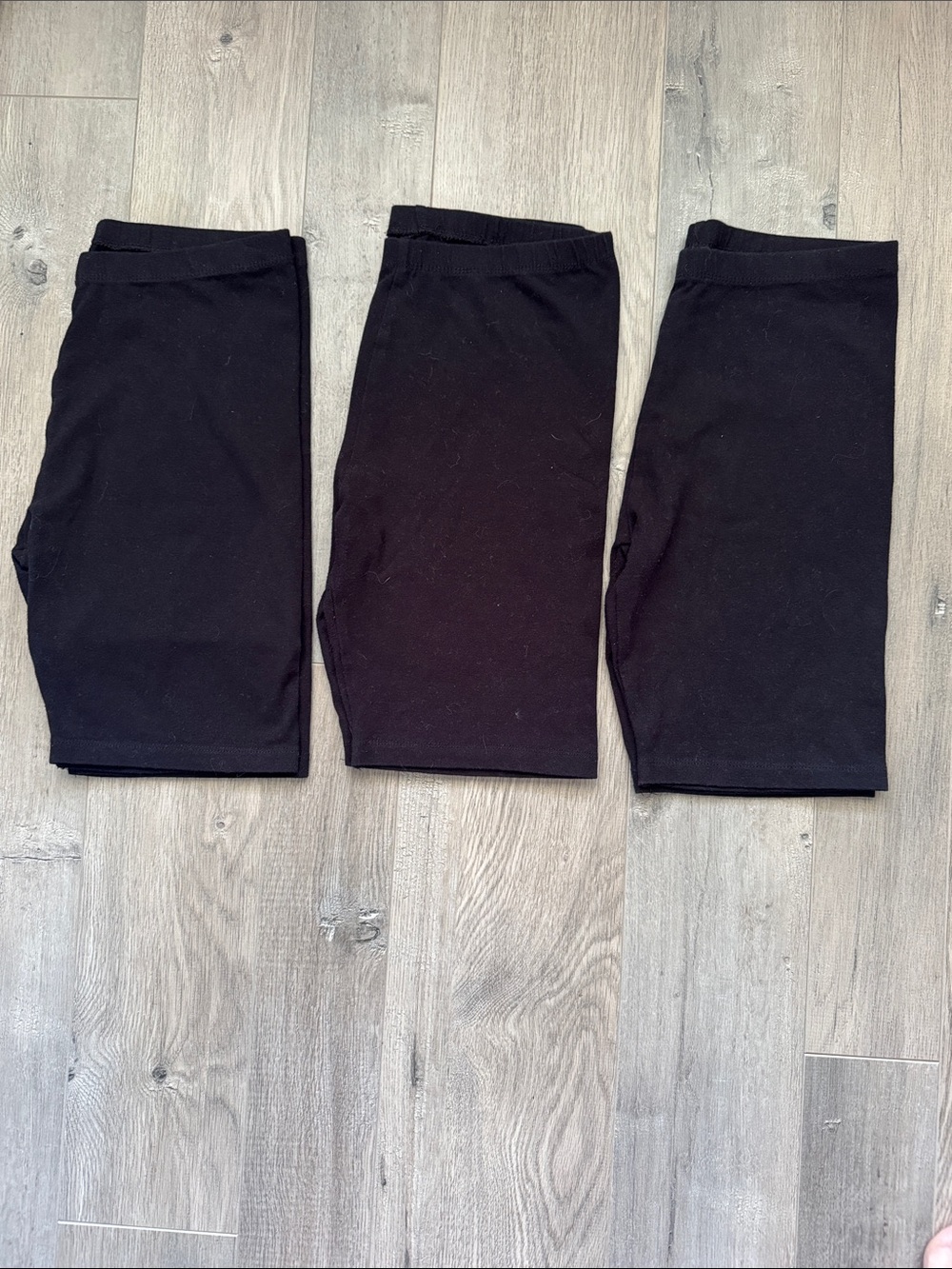 The Children's Place Black Bike Shorts - 3 Pack